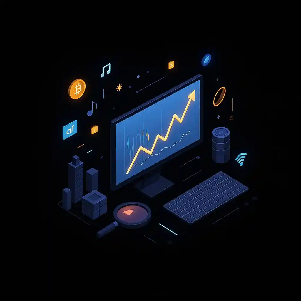 Search Engine Optimization concept with keywords, graphs, and analytics"